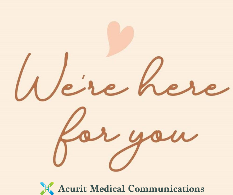 We're here for you